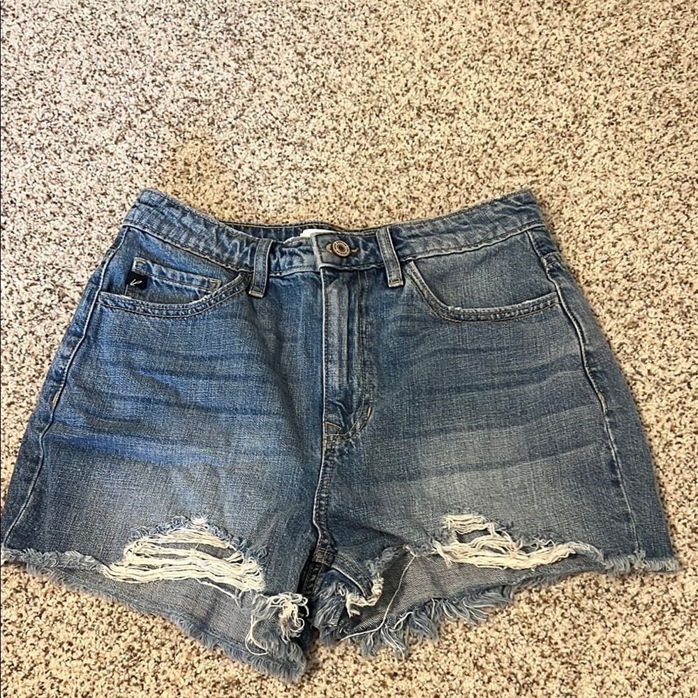 Women's Blue Denim Shorts